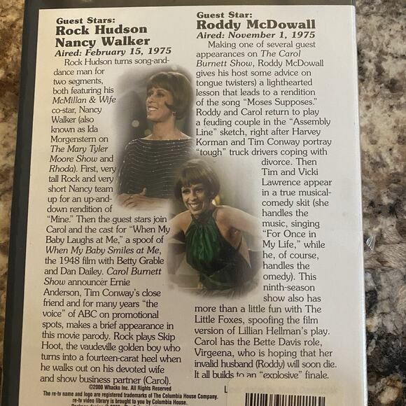 The Carol Burnett Show Collectors Edition VHS Lot of 5 Columbia House Vintage - Picture 10 of 12